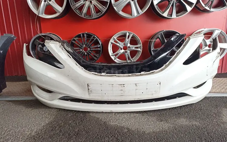 Передный бампер Саната 7 за 500 тг. в Алматы