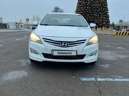 Hyundai Solaris 2014 года за 5 450 000 тг. в Астана – фото 16