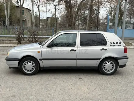 Volkswagen Golf 1996 года за 1 750 000 тг. в Тараз – фото 11
