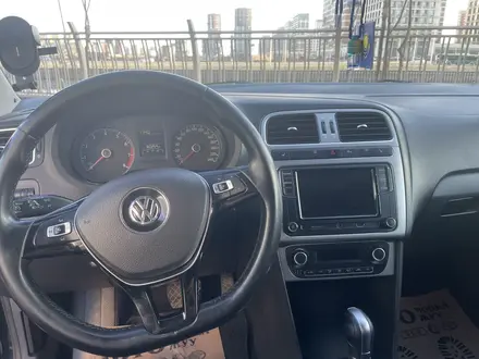 Volkswagen Polo 2017 года за 6 300 000 тг. в Астана – фото 9