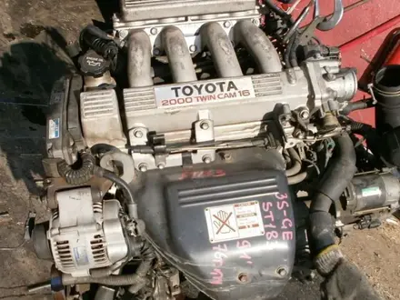 МОТОР коропка ТОЙОТА ДВС АКП МКП 3S-FE 5S EFE 4S EFE 4A 2MZ 2TZ 1AZ D4 за 330 000 тг. в Алматы – фото 2