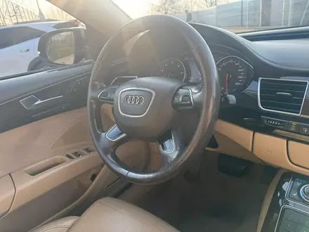 Audi A8 2012 года за 12 750 000 тг. в Алматы – фото 13