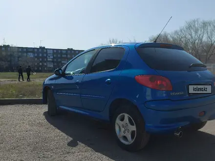 Peugeot 206 2006 года за 3 100 000 тг. в Караганда – фото 10