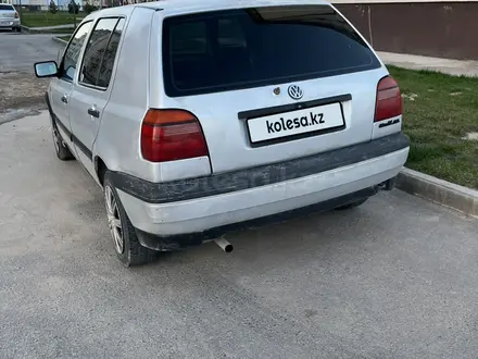 Volkswagen Golf 1992 года за 1 100 000 тг. в Туркестан – фото 5