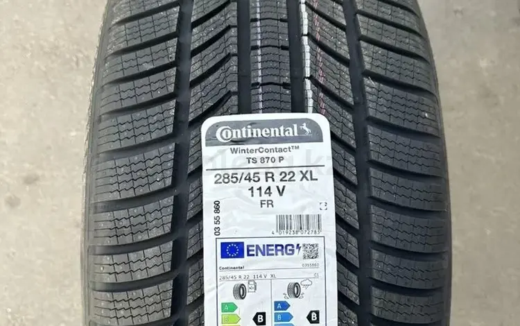 Зимняя шина Continental WinterContact TS 870 P 285/45 R22 замена на 295/40 за 400 000 тг. в Астана