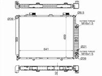 Радиатор двигателя за 30 150 тг. в Астана