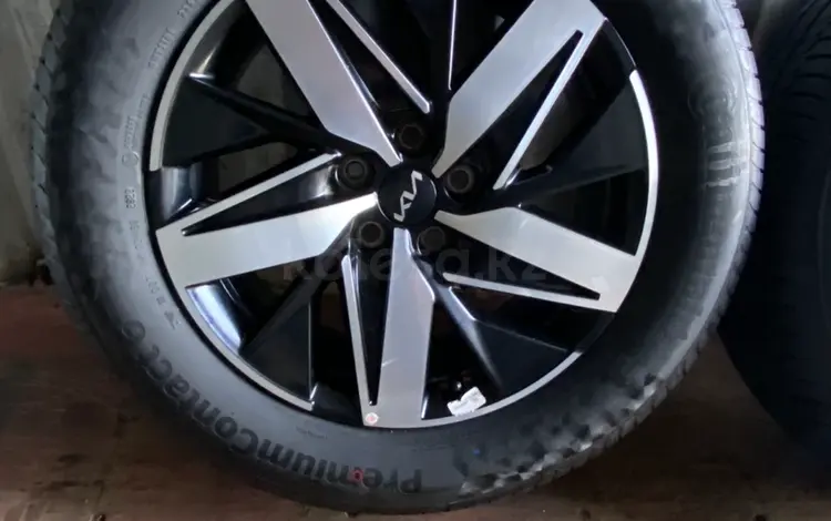 ОРИГИНАЛ ДИСКИ КИА KIA с резиной Continental Preminum Contact 6 235/60 ...