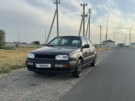 Volkswagen Golf 1993 года за 1 400 000 тг. в Тараз – фото 2