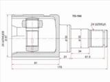 Шрус внутрений левый за 15 900 тг. в Павлодар
