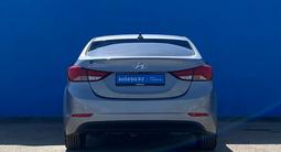 Hyundai Elantra 2014 года за 6 160 000 тг. в Алматы – фото 4