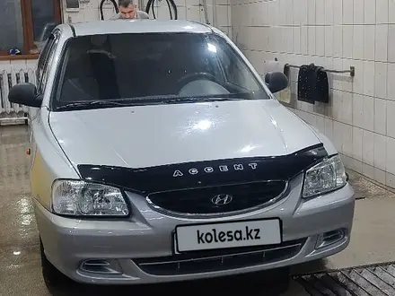 Hyundai Accent 2003 года за 1 550 000 тг. в Астана – фото 4