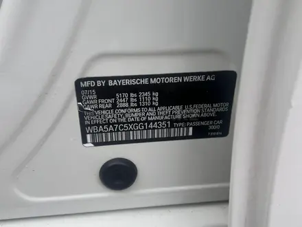 BMW 528 2015 года за 12 300 000 тг. в Астана – фото 23