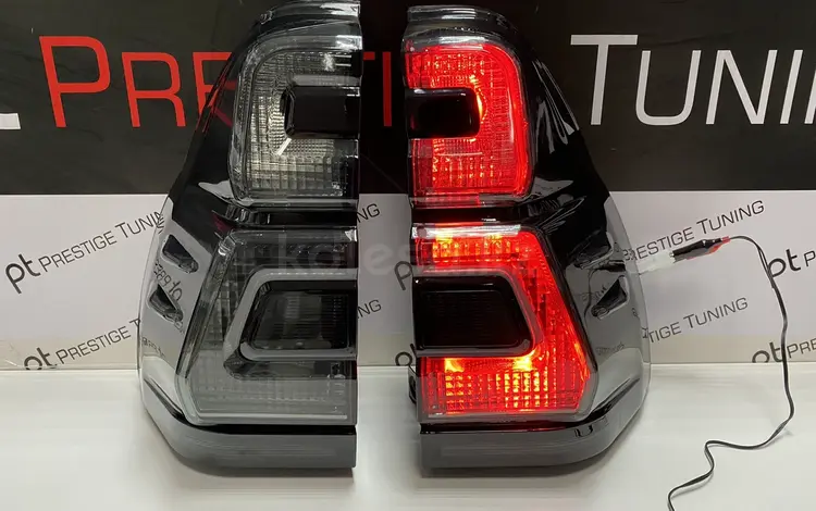 Задние фонари на Land Cruiser Prado 120 дизайн 2018 (Дымчатый цвет) за 110 000 тг. в Алматы