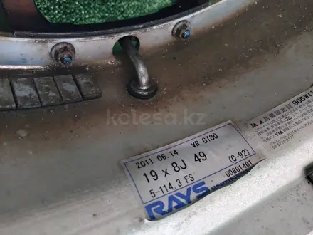 Диски Кованые двухсоставные Rays Volk Racing GT30 R19 5/114, 3 за 400 000 тг. в Алматы – фото 8