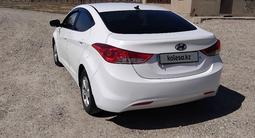 Hyundai Elantra 2012 года за 5 350 000 тг. в Тараз – фото 5