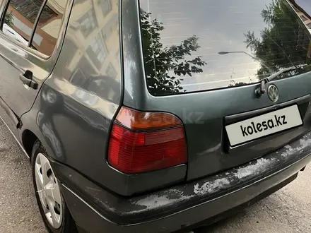 Volkswagen Golf 1994 года за 1 500 000 тг. в Тараз – фото 10