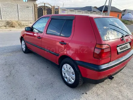 Volkswagen Golf 1993 года за 1 800 000 тг. в Тараз – фото 2