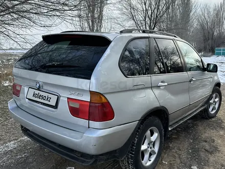 BMW X5 2001 года за 3 500 000 тг. в Шу – фото 3