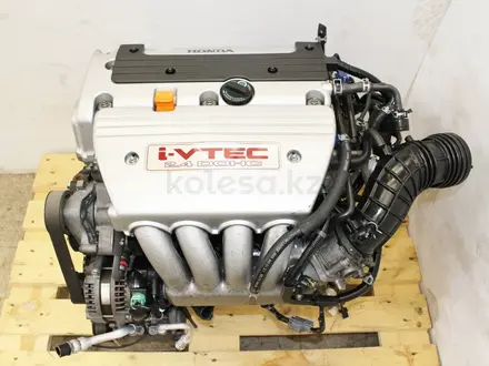 Двигатель Honda CR-V K24 2.4л Хонда СРВ Мотор за 349 990 тг. в Алматы – фото 2