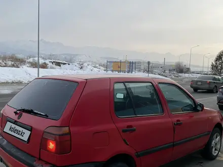 Volkswagen Golf 1992 года за 1 750 000 тг. в Алматы – фото 6