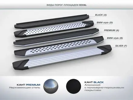 Пороги. Навесное. Внедорожные. Защиты картера и КПП. Авто коврики. в Актау – фото 83