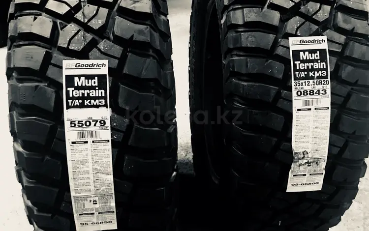 Шины BF Goodrich 35x12.5/r20 KM3 за 250 000 тг. в Алматы