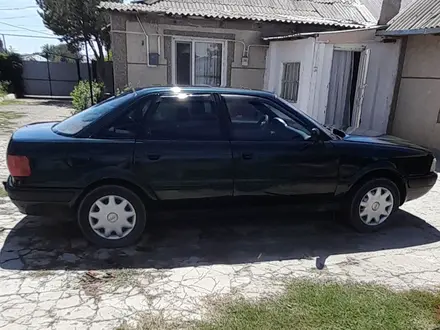 Audi 80 1991 года за 1 100 000 тг. в Тараз – фото 4