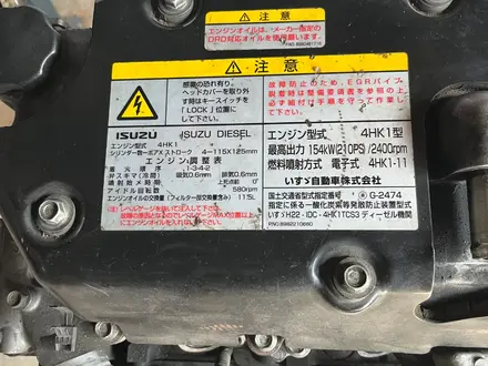 Двигатель ИСУЗУ (ISUZU) 4HK 1 5.2L TD за 1 800 000 тг. в Алматы – фото 3