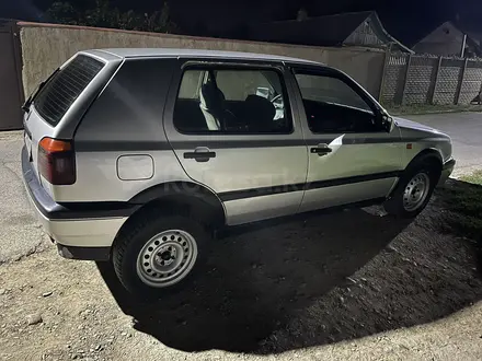 Volkswagen Golf 1992 года за 1 400 000 тг. в Тараз – фото 6