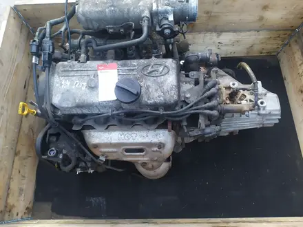 Двигатель на Hyundai Getz 1.4 МКПП за 350 000 тг. в Шымкент – фото 3
