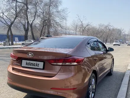 Hyundai Elantra 2018 года за 8 450 000 тг. в Алматы – фото 3