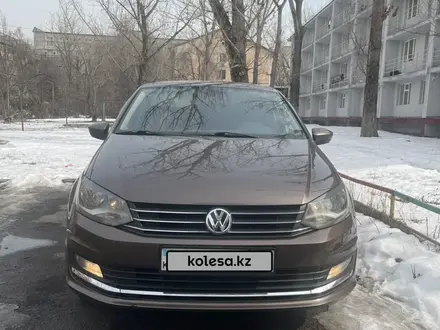 Volkswagen Polo 2015 года за 5 600 000 тг. в Алматы – фото 13