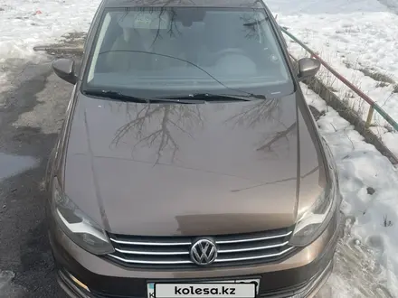 Volkswagen Polo 2015 года за 5 600 000 тг. в Алматы – фото 2