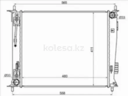 Радиатор за 27 200 тг. в Алматы