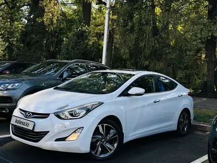 Hyundai Elantra 2015 года за 7 600 000 тг. в Алматы – фото 2