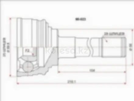 Шрус, граната наружный за 12 600 тг. в Алматы