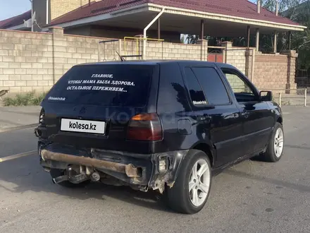 Volkswagen Golf 1993 года за 800 000 тг. в Тараз – фото 9