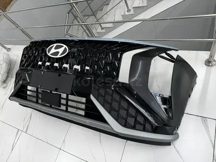 Передний бампер в сборе Hyundai Mufasa за 5 000 тг. в Астана – фото 2