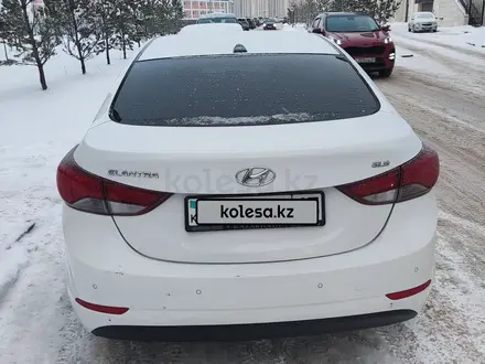 Hyundai Elantra 2015 года за 7 100 000 тг. в Астана – фото 16