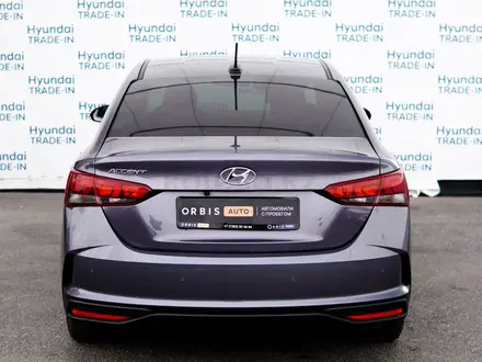 Hyundai Accent 2021 года за 7 790 000 тг. в Тараз – фото 5