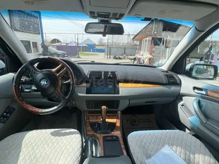 BMW X5 2001 года за 5 100 000 тг. в Алматы – фото 13