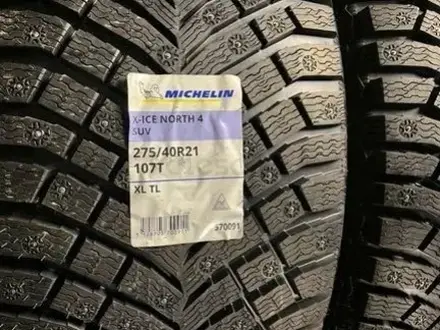 Шины зимние Michelin 275/40 R21 305/35 R21 XL X-ICE North 4 за 250 000 тг. в Усть-Каменогорск – фото 2