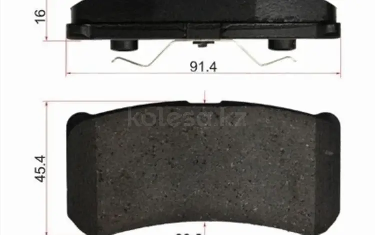 Колодки тормозные задние за 11 750 тг. в Астана