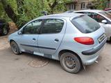 Peugeot 206 2003 годаүшін750 000 тг. в Алматы – фото 4