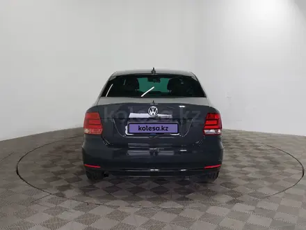 Volkswagen Polo 2018 года за 5 490 000 тг. в Алматы – фото 6