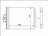 Радиатор отопителя салонаfor6 100 тг. в Астана