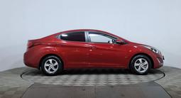 Hyundai Elantra 2016 года за 6 250 000 тг. в Астана – фото 4