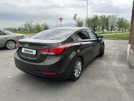 Hyundai Elantra 2015 года за 6 350 000 тг. в Алматы – фото 2