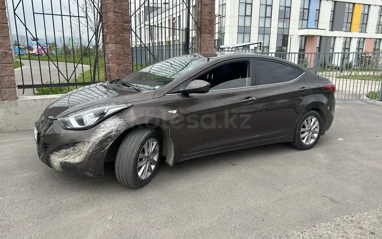 Hyundai Elantra 2015 года за 6 350 000 тг. в Алматы