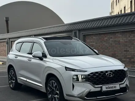 Hyundai Santa Fe 2022 года за 16 600 000 тг. в Шымкент – фото 2
